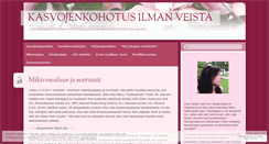 Desktop Screenshot of kasvojenkohotus.com